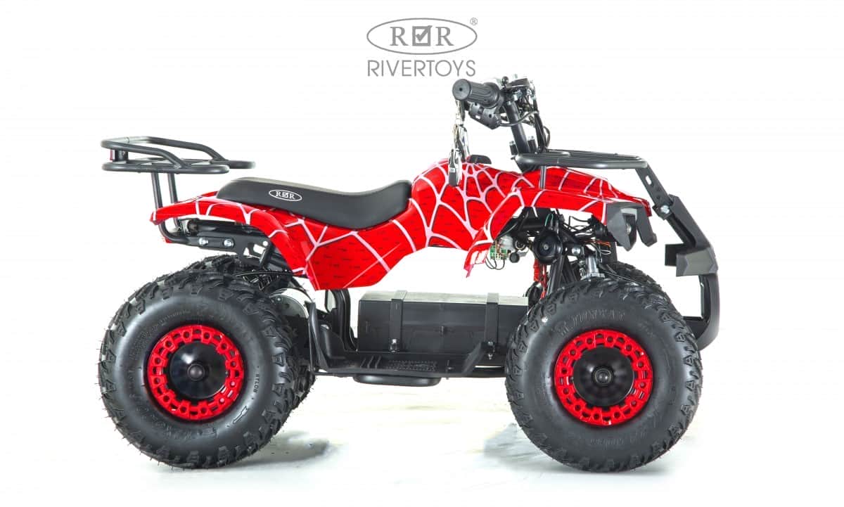 картинка Детский электроквадроцикл TIKI LUX красный Spider 