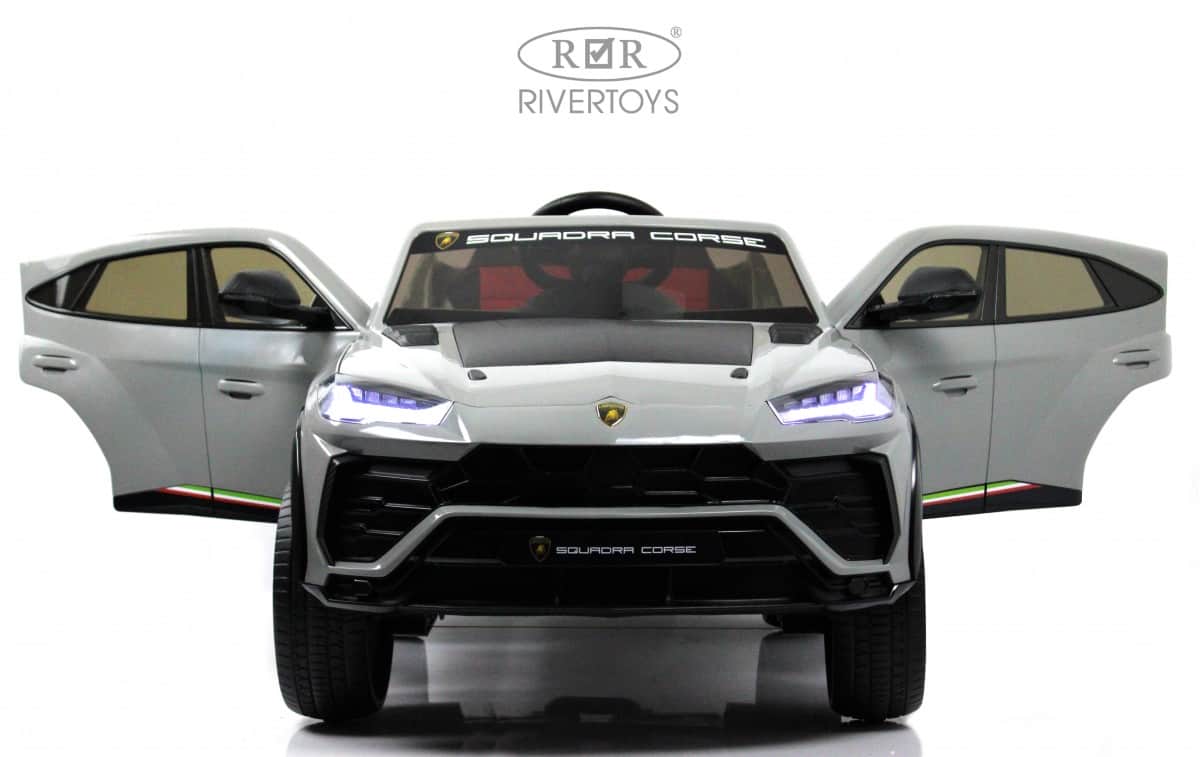 картинка Детский электромобиль Lamborghini Urus (E777EE) серый 