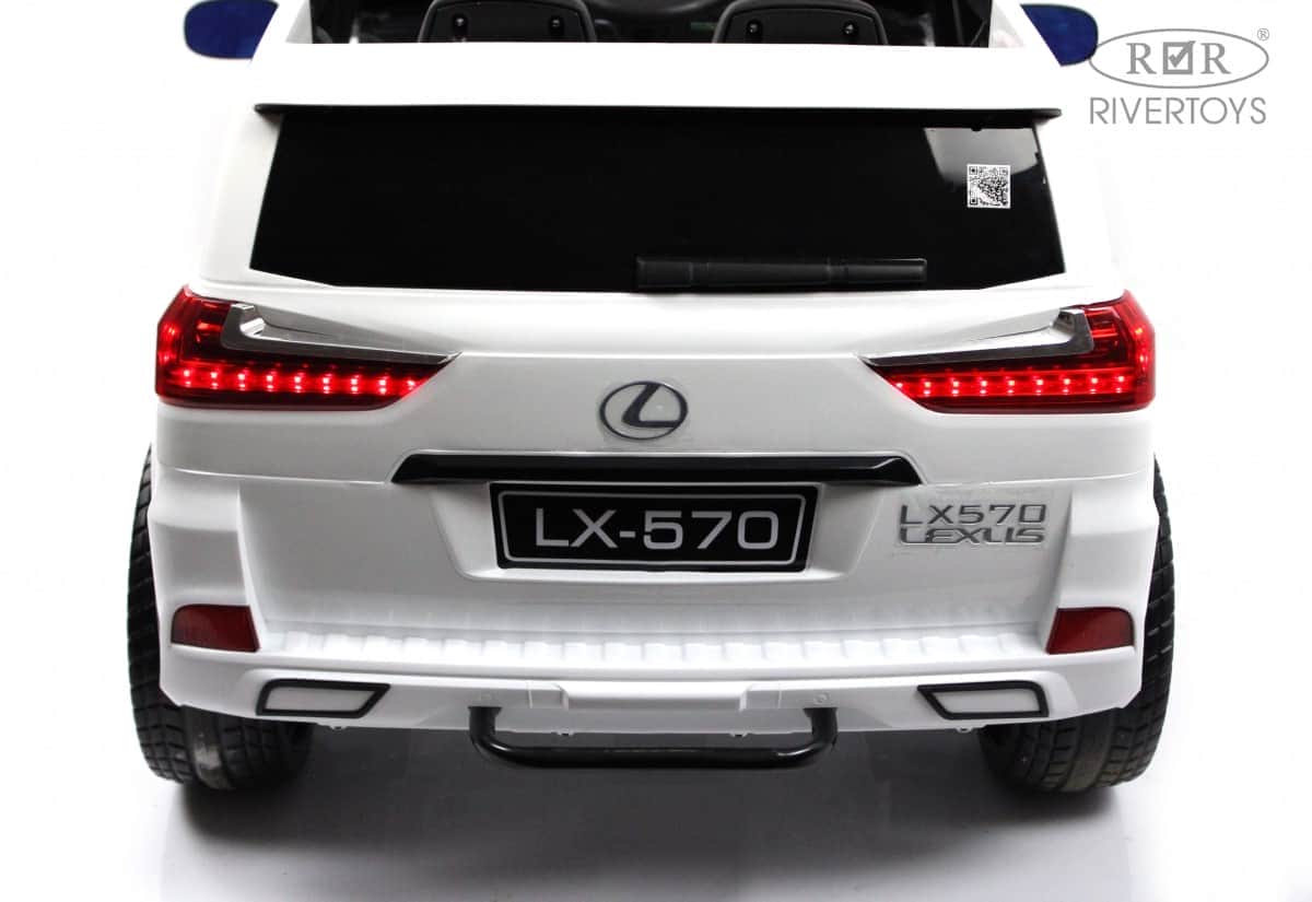 картинка Детский электромобиль Lexus 570 (E555EE) белый 