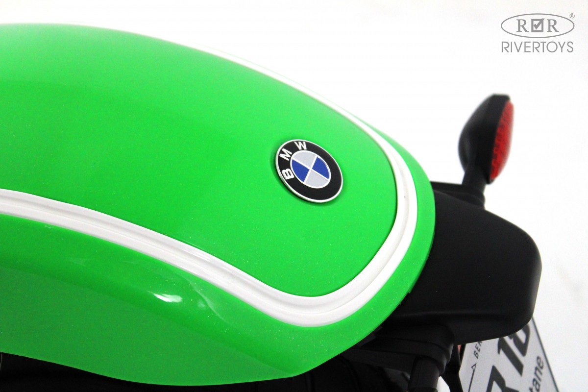 картинка Детский электромотоцикл BMW R18 (A777AA-NEW) зеленый 