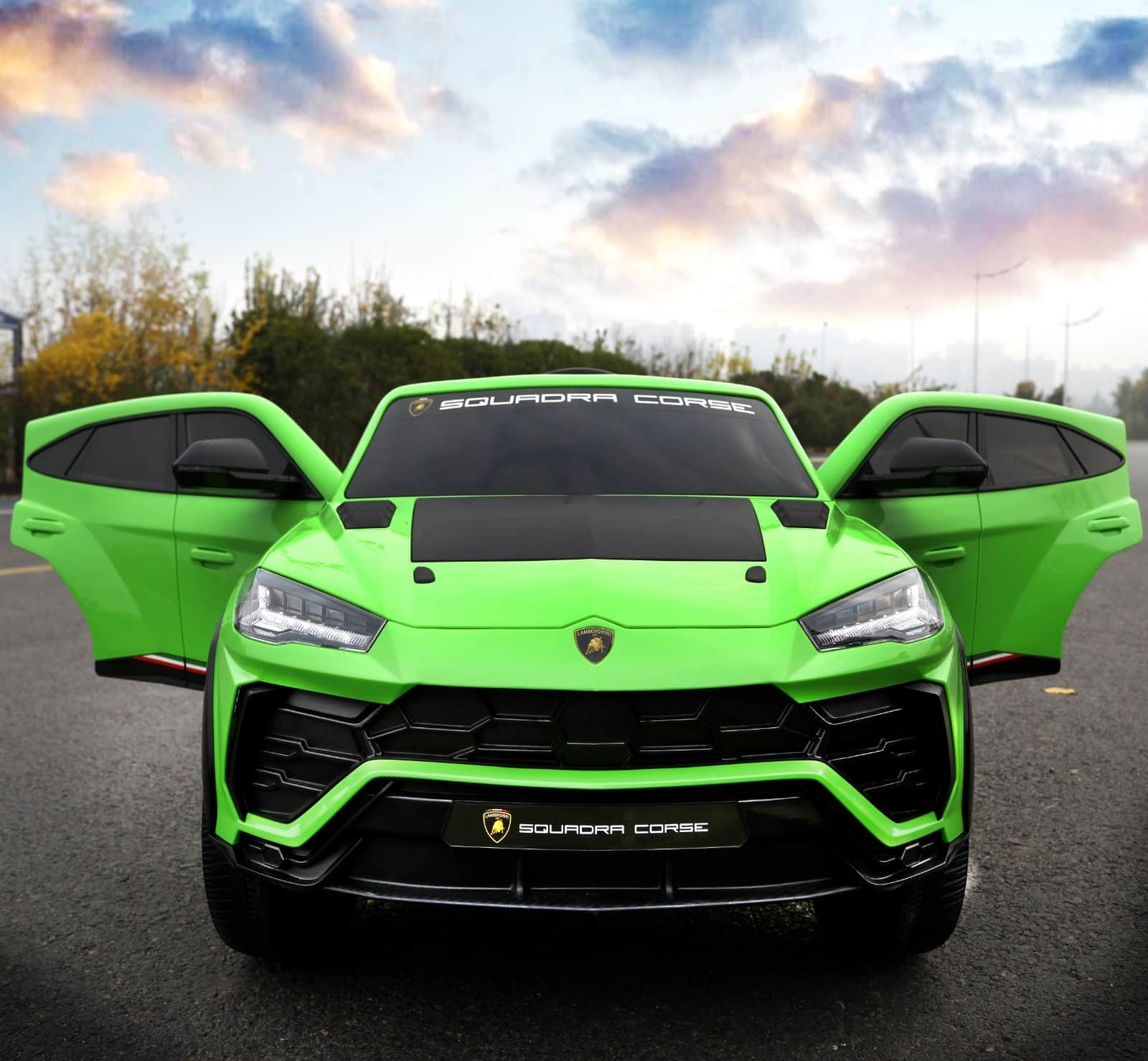 картинка Детский электромобиль Lamborghini Urus ST-X 4WD (12V, EVA, полный привод) - SMT-666-GREEN 