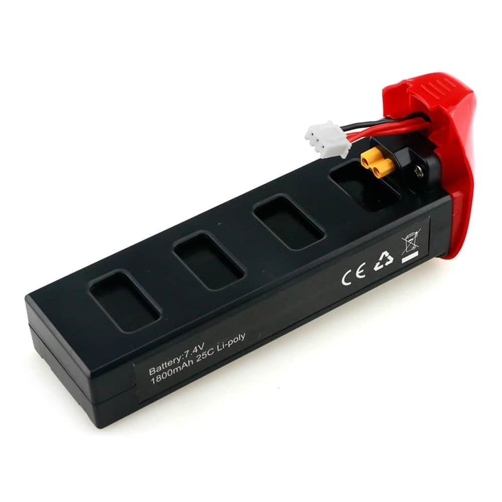 картинка Аккумулятор MJX Li-Po 7.4V 1800 mAh 25C Red - B2W012 