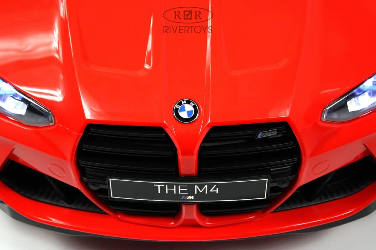 картинка Детский электромобиль BMW M4 (A004AA) красный 