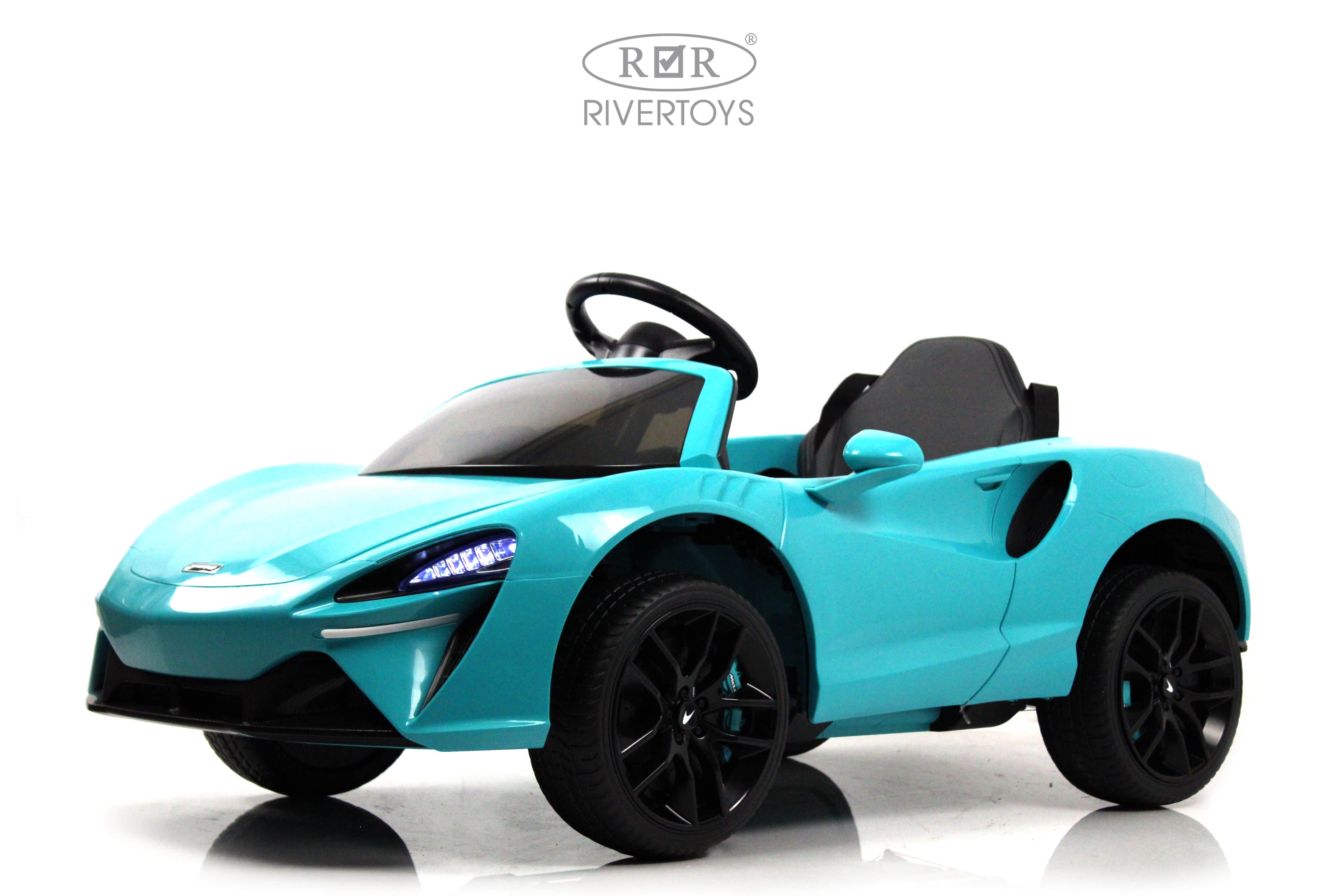 картинка Детский электромобиль McLaren Artura (P888BP) голубой 