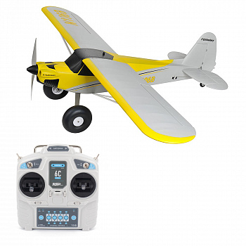 картинка Радиоуправляемый самолет S Cub 1500mm Yellow RTF + Flight Controller - TOP126E 