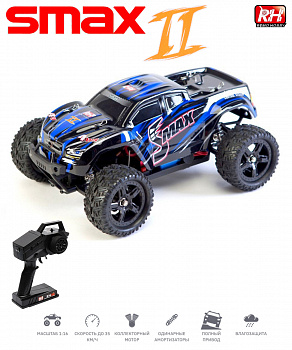 картинка Радиоуправляемый монстр Remo Hobby RH1631 V2.0 4WD RTR масштаб 1:16 2.4G - RH1631V2-BLUE 