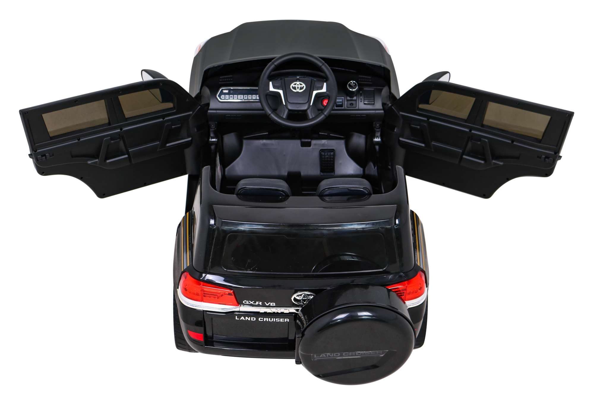 картинка Детский электромобиль TOYOTA LAND CRUISER 12V - JJ2022-BLACK 