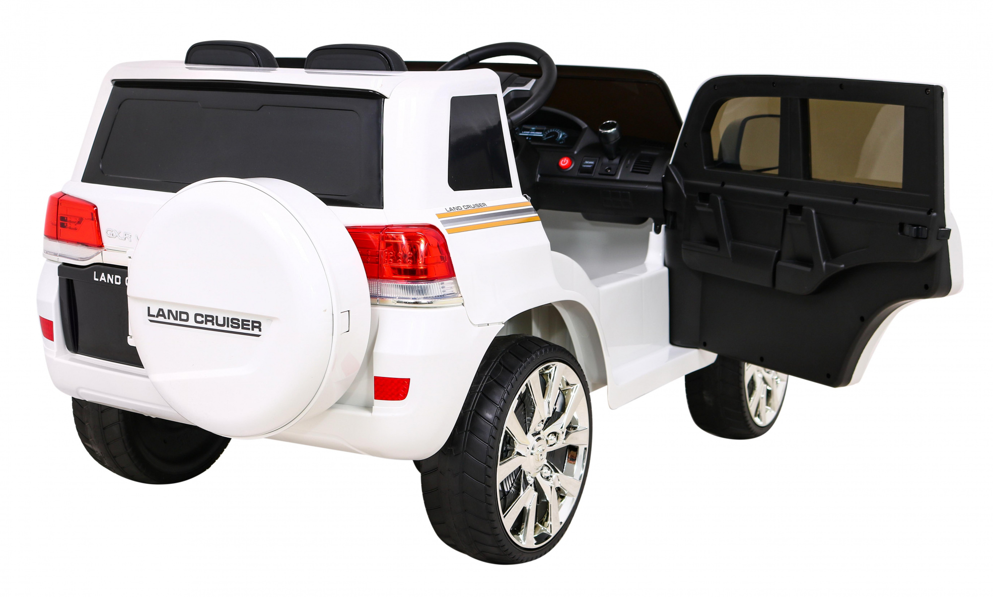 картинка Детский электромобиль TOYOTA LAND CRUISER 12V - JJ2022-WHITE 