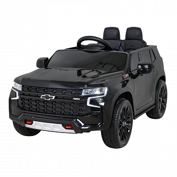 картинка Детский электромобиль Chevrolet Tahoe EVA 2WD 12V - HL588-LUX-BLACK-PAINT 