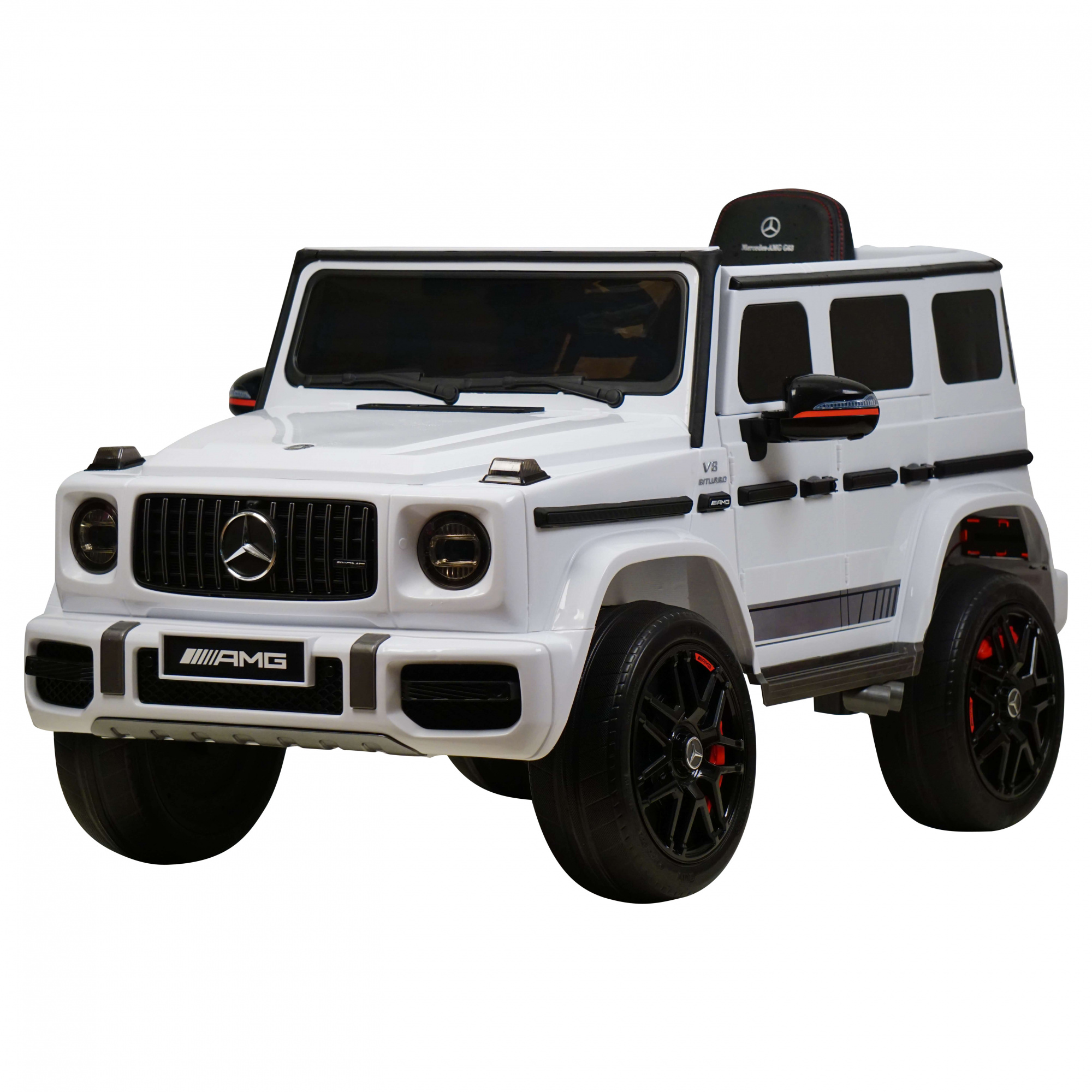 картинка Электромобиль Mercedes-Benz G63 AMG 12V с высокой дверью - BBH-0002H-WHITE 