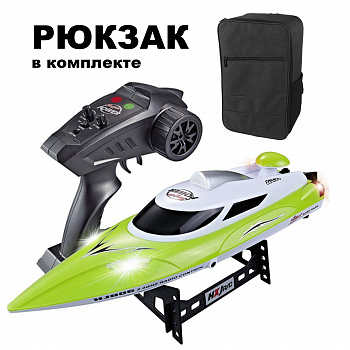 картинка Радиоуправляемый катер Green SuNew с сумкой (47 см, 35 км/ч, акб 3000 mAh) - HJ806B-A2-BAG 