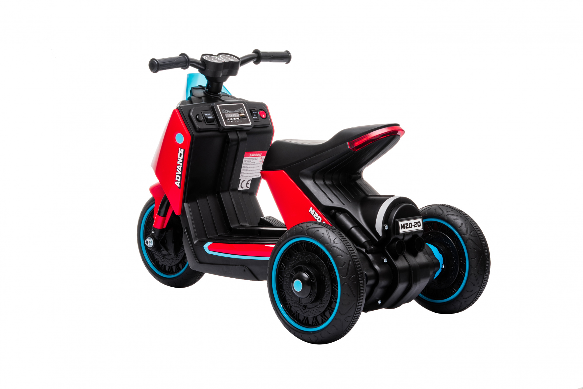 картинка Детский электромобиль скутер трицикл BMW Concept Link Style 6V 2WD - HL700-3-RED 