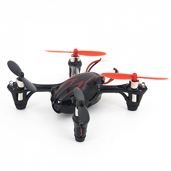 картинка Радиоуправляемый красный квадрокоптер Hubsan X4 H107C c видеокамерой 2.4G - H107C-R 