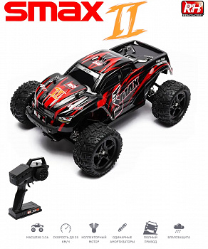 картинка Радиоуправляемый монстр Remo Hobby RH1631 V2.0 4WD RTR масштаб 1:16 2.4G - RH1631V2-RED 