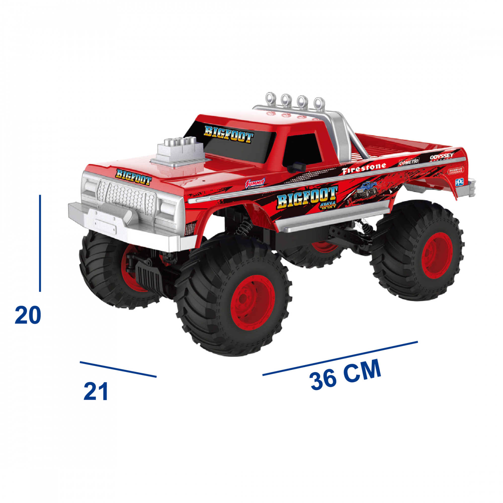 картинка Радиоуправляемая машина BIGFOOT 4WD 1:16 - OC-1602 