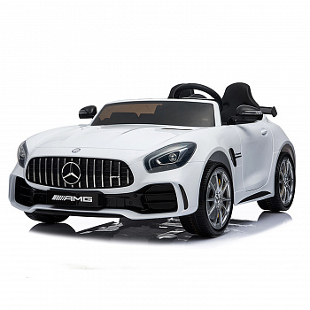 картинка Электромобиль Mercedes-Benz GT R (белый, 4WD, 12V) - HL289-WHITE 