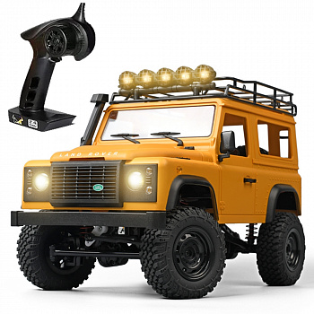картинка Радиоуправляемый внедорожник Land Rover Defender 4WD 1:12 - MN-98-YELLOW 