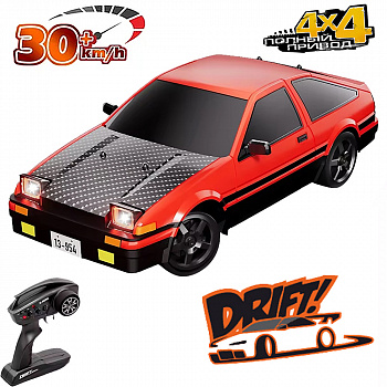 картинка Радиоуправляемая машина для дрифта Toyota AE86 (35 см, 30 км/ч, акб, 1:12)  - HB-R1202 