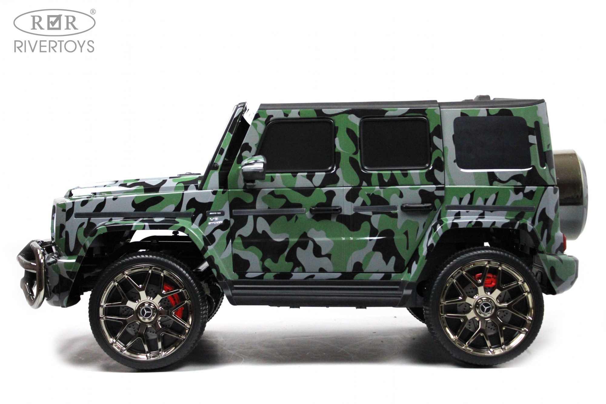 картинка Детский электромобиль Mercedes-AMG G63 4WD (S307) камуфляж 