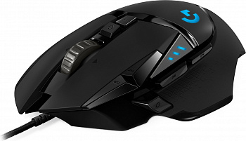 картинка Проводная высокоточная игровая мышь Logitech G502 HERO RGB Black - 910-005474 