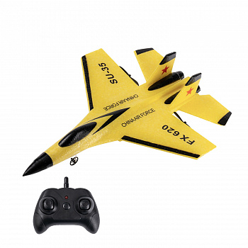 картинка Радиоуправляемый самолет Fei Xiong SU-35 2.4G - FX620-YELLOW 