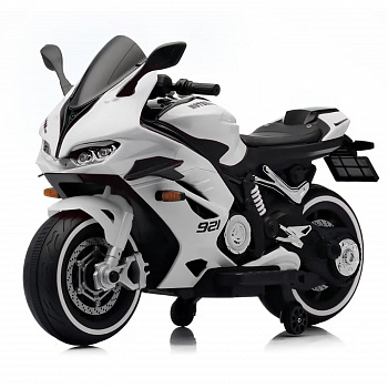 картинка Детский электромотоцикл Ducati (12V, EVA, ручка газа, спидометр) - FT-921-WHITE 
