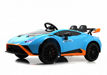 картинка Детский электромобиль Lamborghini Huracán STO (E888EE) синий 