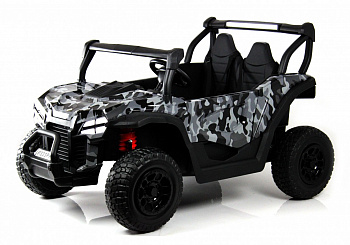 картинка Детский электромобиль P333PP (Buggy) серый камуфляж 