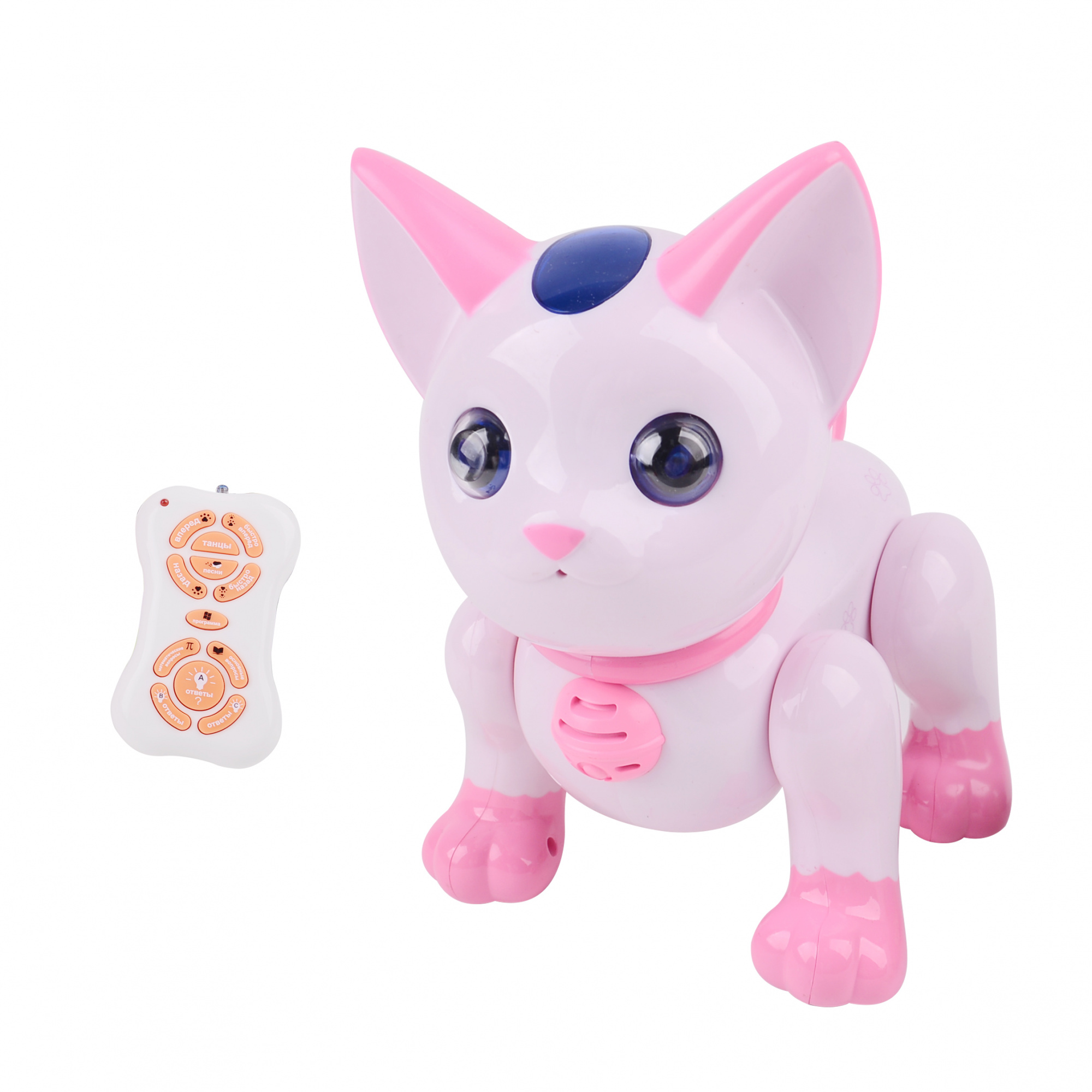 картинка Радиоуправляемый робот Интерактивный Розовый Кот - ZYA-A2744-2-PINK 