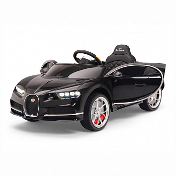 картинка Детский электромобиль Bugatti Chiron (черный лак, 12V) - HL318 