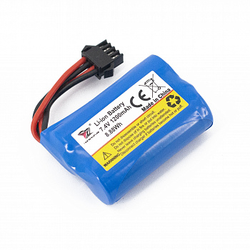 картинка Аккумулятор для катеров HongXunJie Li-ion 7.4V 1200mAh - HJ808-B001 