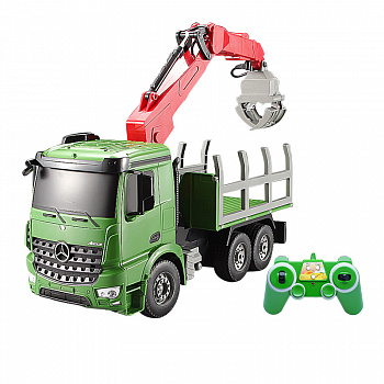 картинка Радиоуправляемый кран - лесовоз Double E Mercedes-Benz Arocs 1:20 2.4G - E352-003 