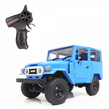 картинка Радиоуправляемый внедорожник WPL Toyota FJ40 Blue 4WD масштаб 1:16 2.4G - WPLC-34-BLUE 