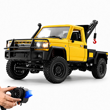 картинка Радиоуправляемый внедорожник Land Cruiser - MN-82T-YELLOW 