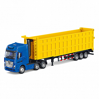 картинка Металлический грузовик самосвал HUI NA TOYS масштаб 1:50 - HN1731-YELLOW 