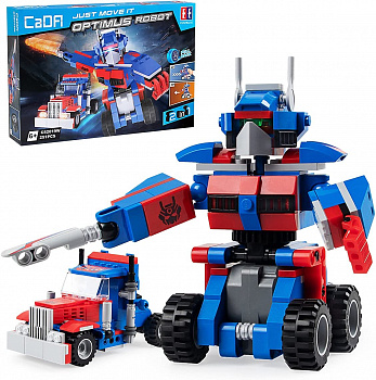 картинка Конструктор CaDA Робот трасформер OPTIMUS, 251 деталь - C52019W 