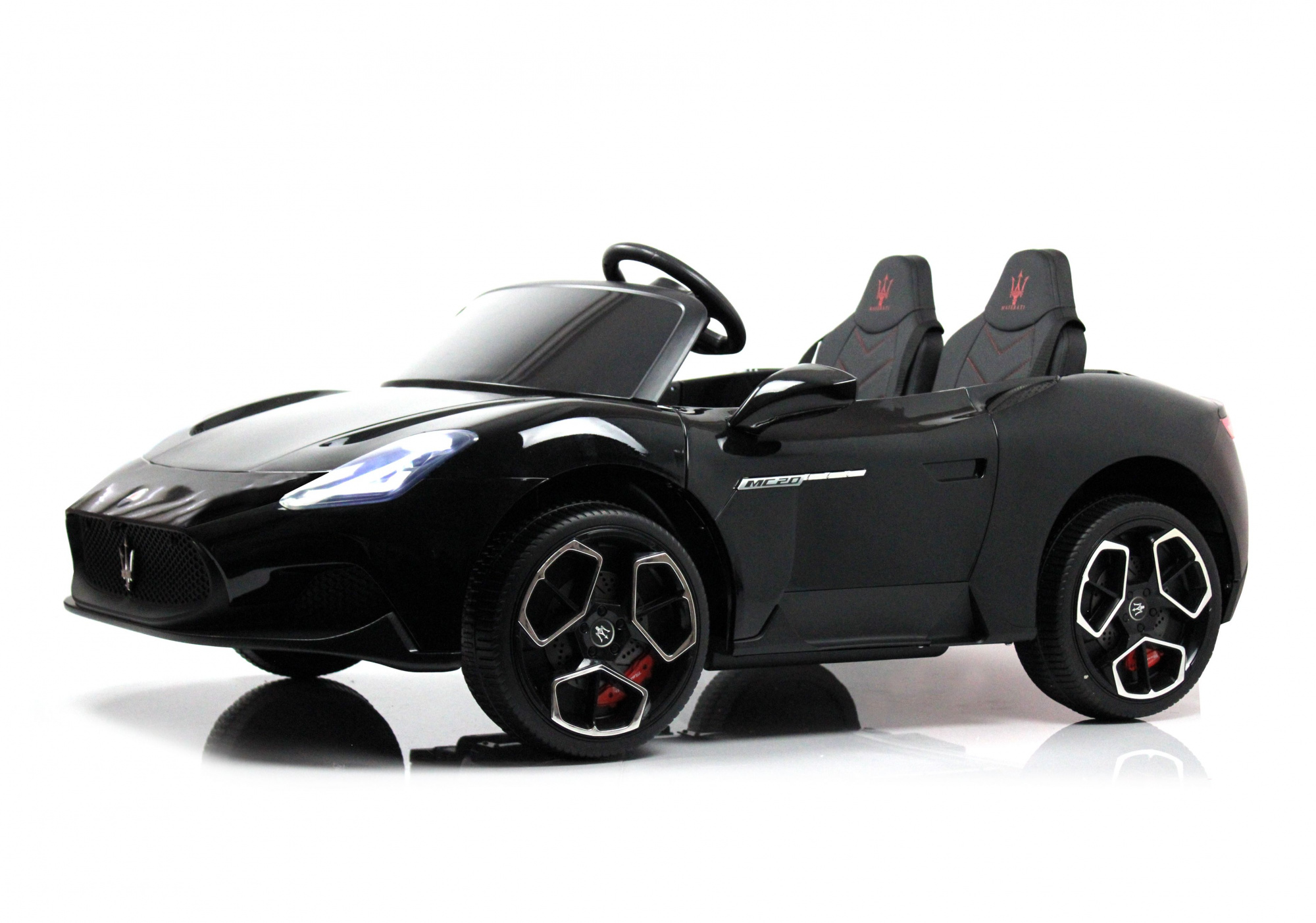 картинка Детский электромобиль Maserati MC20 (P111PP) черный глянец 
