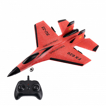 картинка Радиоуправляемый самолет Fei Xiong SU-35 2.4G - FX620-RED 