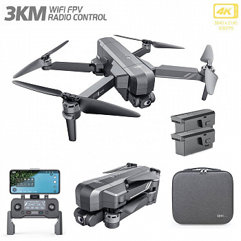картинка Квадрокоптер SJRC F11S 4K PRO 2-AXIS 4K EIS 5G GPS RTF (2 АКБ)  - F11S 4K PRO COMBO 