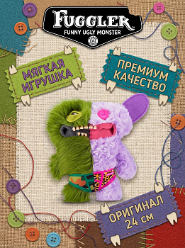 картинка Мягкая игрушка FUGGLER Зубастик Половинки - 15726L 
