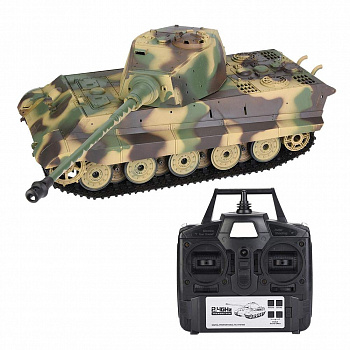 картинка Радиоуправляемый танк Heng Long King Tiger V7.0 масштаб 1:16 2.4G - 3888A-1 V7.0 