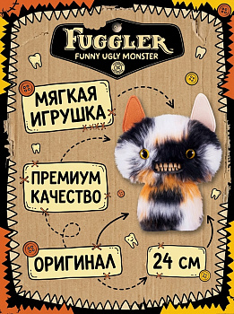 картинка Мягкая игрушка FUGGLER Кот Калико - 15731K 