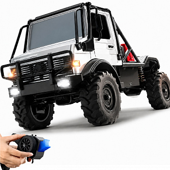 картинка Радиоуправляемый грузовик Unimog U4000 4WD 1:18 - MN-333-SILVER 