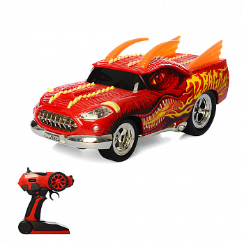 картинка Радиоуправляемая машина Дракон из серии Muscle Car (свет, звук, 1:16) - MK8028B-RED 