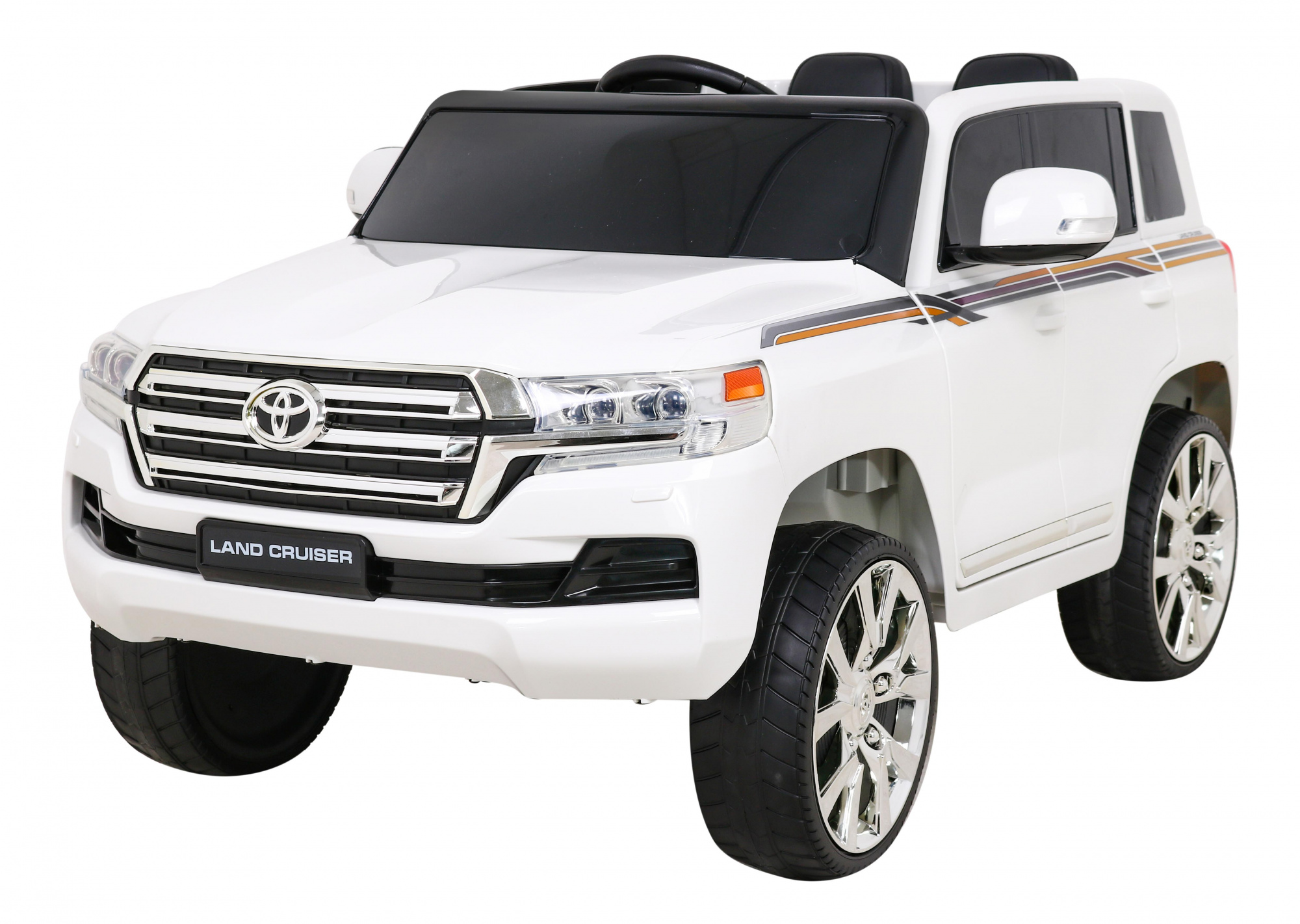 картинка Детский электромобиль TOYOTA LAND CRUISER 12V - JJ2022-WHITE 