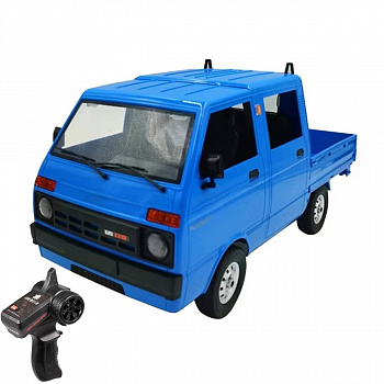 картинка Радиоуправляемый грузовичок WPL D-32 (синий, 2WD, 1:10) - WPLD-32-BLUE 