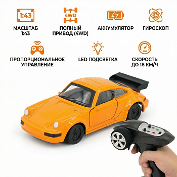 картинка Радиоуправляемая машина Porsche 911 для дрифта - RC43-P-ORANGE 