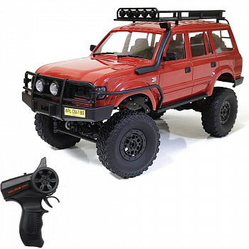 картинка Радиоуправляемый краулер WPL C54-1 Land Cruiser LC80 красный 1:16 - WPLC54-1-RED 