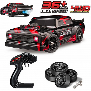 картинка Радиоуправляемая машина для дрифта EROCKET (31 см, ПАР, LED, 4WD, 1:16) - HS16351 