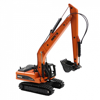 картинка Металлический гусеничный экскаватор HuiNa Toys 1:50 - HN1722-ORANGE 